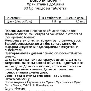 мултивитамини с желязо - касис и ябълка - състав